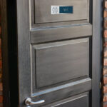 Tabliczka WC męski damski I dibond szczotkowany I 10x30 cm I - obrazek 2