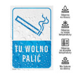 Tabliczka Tu Wolno Palić - obrazek 2