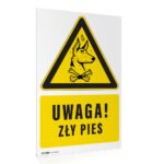 Tabliczka UWAGA ZŁY PIES