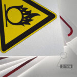 Tabliczka UWAGA SUBSTANCJE O WŁAŚCIWOŚCIACH UTLENIAJĄCYCH - obrazek 3