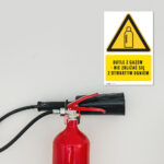 Tabliczka UWAGA BUTLE Z GAZEM ZAKAZ OGNIA - obrazek 4