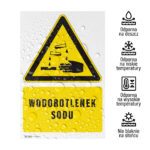 Tablica ostrzegawcza WODOROTLENEK SODU - obrazek 2
