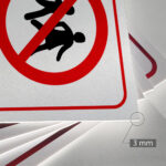 Tabliczka ZAKAZ WSTĘPU DZIECIOM - obrazek 3