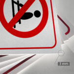 Tabliczka ZAKAZ ZJEŻDŻANIA NA SANKACH - obrazek 3