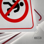 Tabliczka ZAKAZ BIEGANIA - obrazek 3