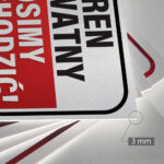 Tabliczka - teren prywatny, proszę nie wchodzić - obrazek 3