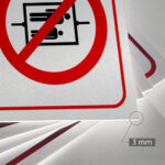 Tabliczka ZAKAZ UŻYW. WINDY PRZEZ LUDZI - obrazek 3