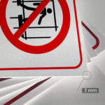 Tabliczka ZAKAZ UŻYW. NIEKOMPLETNEGO RUSZTOWANIA - obrazek 3