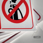 Tabliczka ZAKAZ POSTOJU WŁĄCZONYM SILNIKU - obrazek 5