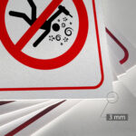 Tabliczka ZAKAZ WSTĘPU OS. NIETRZEŹWYM - obrazek 3