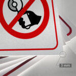 Tabliczka ZAKAZ UŻYWANIA SZLIFIERKI - obrazek 3