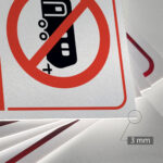 Tabliczka ZAKAZ PARKOWANIA PRZYCZEP KEMPINGOWYCH - obrazek 4