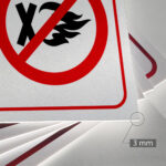 Tabliczka ZAKAZ ROZPALANIA OGNISKA - obrazek 3