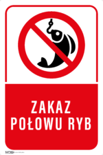 Tabliczka ZAKAZ POŁOWU RYB - obrazek 5