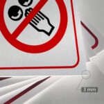 Tabliczka RUCHOME CZĘŚCI MASZYNY - obrazek 3