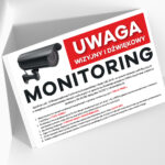 Tablica 20x30cm Monitoring z informacją RODO - kreator online - obrazek 2