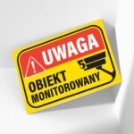 Tabliczka OBIEKT MONITOROWANY monitoring - obrazek 2