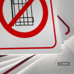 Tabliczka ZAKAZ NIE ZASTAWIAĆ - obrazek 3