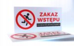 Tablica Informacyjna: "Zakaz Wstępu Osobom Nieupoważnionym" - obrazek 3