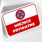 Tablica Informacyjna Miejsce Prywatne - Profesjonalne Oznakowanie Prywatności - obrazek 2