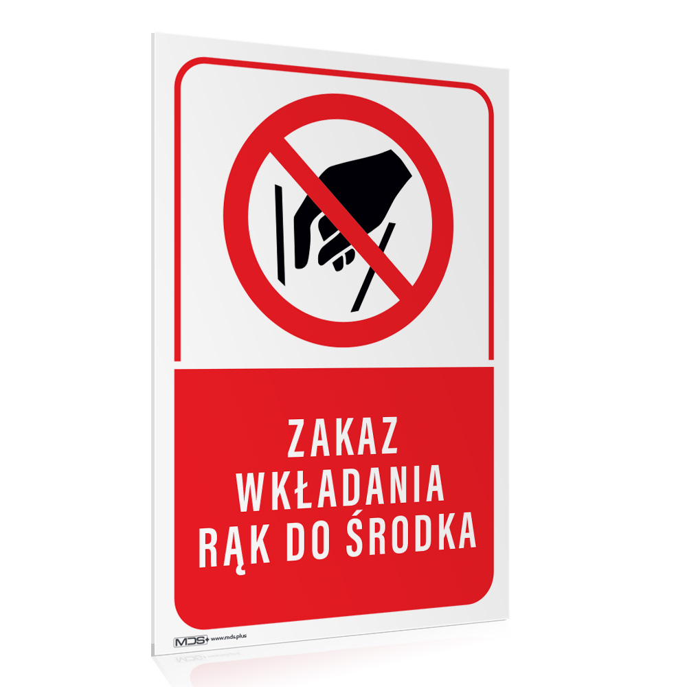 2d6579d97250c30cb3d7ec3bf817f653.jpg Tabliczka ZAKAZ WKŁADANIA RĄK DO ŚRODKA - obrazek 1