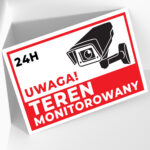 Tabliczka Uwaga Teren Monitorowany - obrazek 2