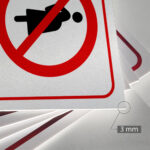 Tabliczka ZAKAZ WSTĘPU KOBIETOM W CIĄŻY - obrazek 3