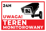 Tabliczka Uwaga Teren Monitorowany - obrazek 3