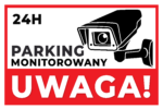 Tabliczka - parking monitorowany monitoring - obrazek 3