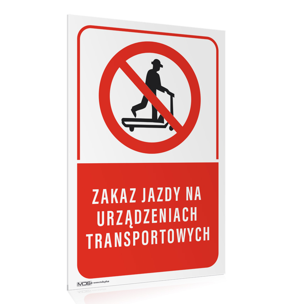 69d9b15d3f0d6db8dd4c986e5fc9fc7b.jpg Tabliczka Zakaz Jazdy na Urządzeniach - obrazek 1