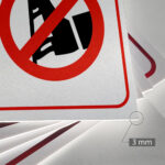 Tabliczka ZAKAZ JAZDY NA ŁYŻWACH - obrazek 3