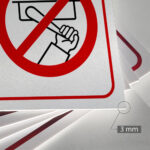 Tabliczka NIE ZAŁĄCZAĆ PRACUJĄ LUDZIE - obrazek 3