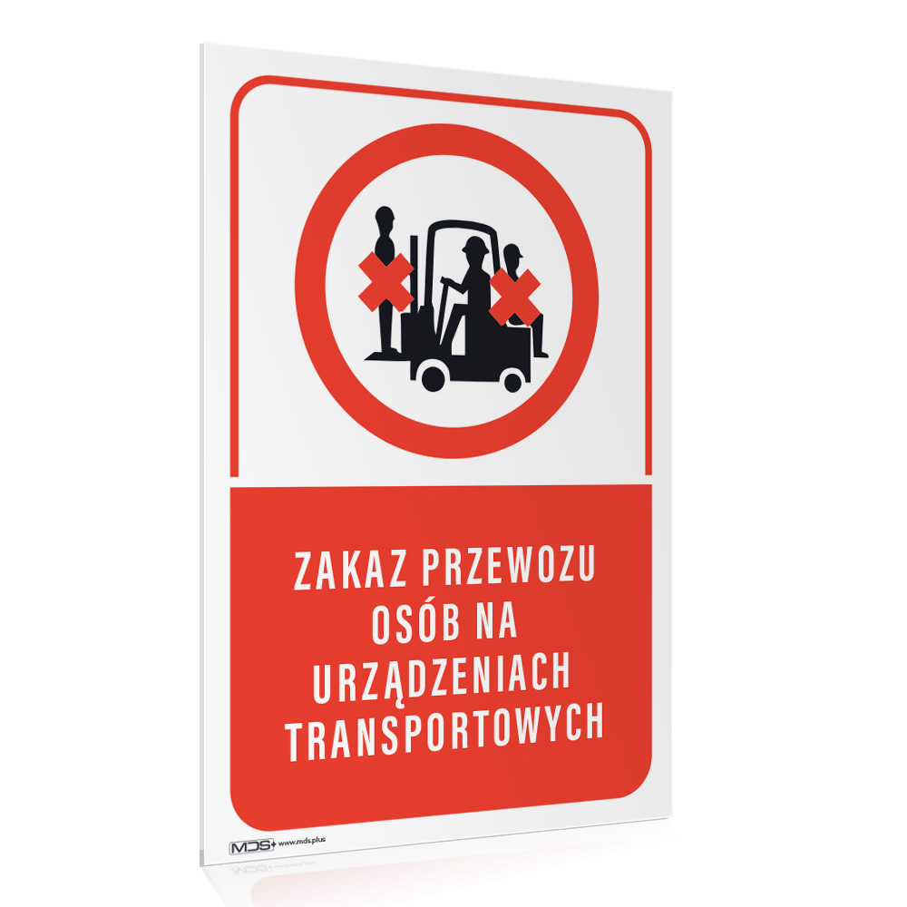 72adcb72c04199186a3f26318c3c6b80.jpg Tabliczka ZAKAZ PRZEWOZU OSÓB NA WÓZKU - obrazek 1