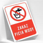 Tabliczka ZAKAZ PICIA WODY - obrazek 2