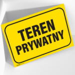 Tabliczka TEREN PRYWATNY - obrazek 2