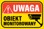Tabliczka OBIEKT MONITOROWANY monitoring - obrazek 3