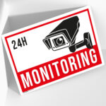 Tabliczka - Uwaga Monitoring - obrazek 2