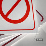 Tabliczka ZAKAZ RUCHU - obrazek 3