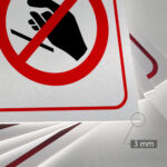 Tabliczka ZAKAZ WKŁADANIA RĄK DO ŚRODKA - obrazek 3