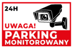 Tabliczka - Parking monitorowany - obrazek 3