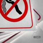 Tabliczka ZAKAZ SKAKANIA DO WODY - obrazek 3