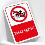 Tabliczka ZAKAZ KĄPIELI - obrazek 2
