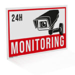 Tabliczka - Uwaga Monitoring