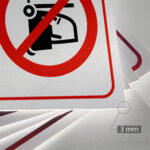 Tabliczka ZAKAZ RUCHU URZĄDZEŃ DO transportu - obrazek 3