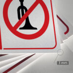 Tabliczka ZAKAZ UŻYWANIA KLAKSONU - obrazek 4