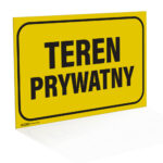 Tabliczka TEREN PRYWATNY