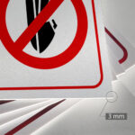 Tabliczka ZAKAZ PŁYWANIA SKUTEREM WODNYM - obrazek 3