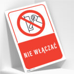 Tabliczka NIE WŁĄCZAĆ - obrazek 2