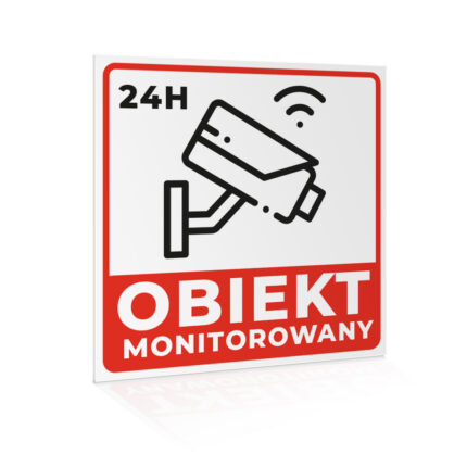 Tablica Bezpieczeństwa - Obiekt Monitorowany 24h
