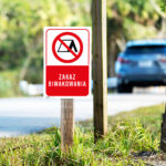 Tabliczka ZAKAZ BIWAKOWANIA - obrazek 2